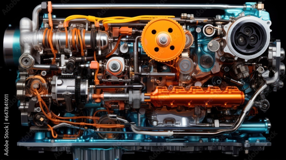 Automobile internal combustion engine