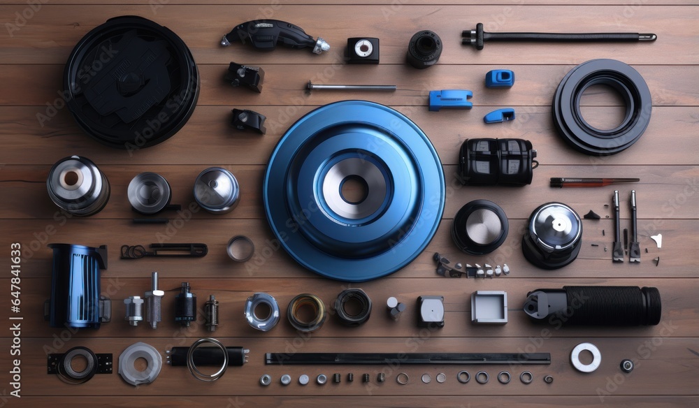 An image of all the different parts that are used in cars