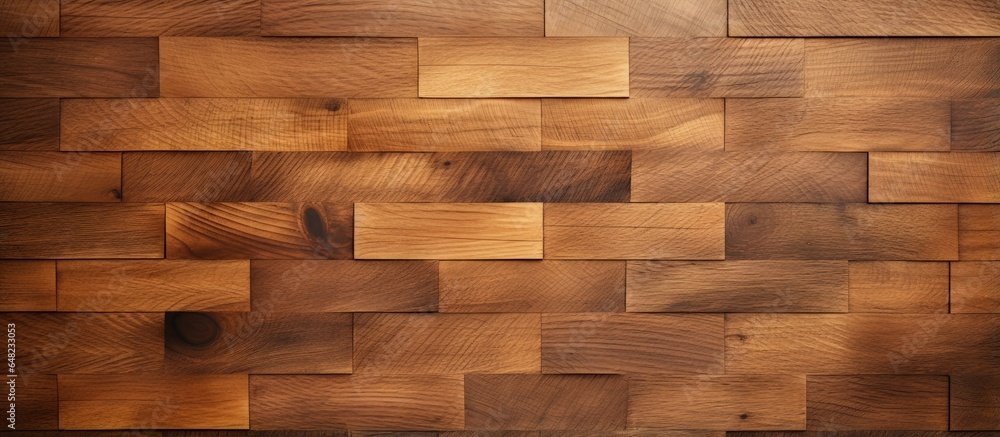 Wood parquet for design and presentations