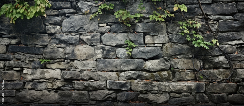 Wall made of stones