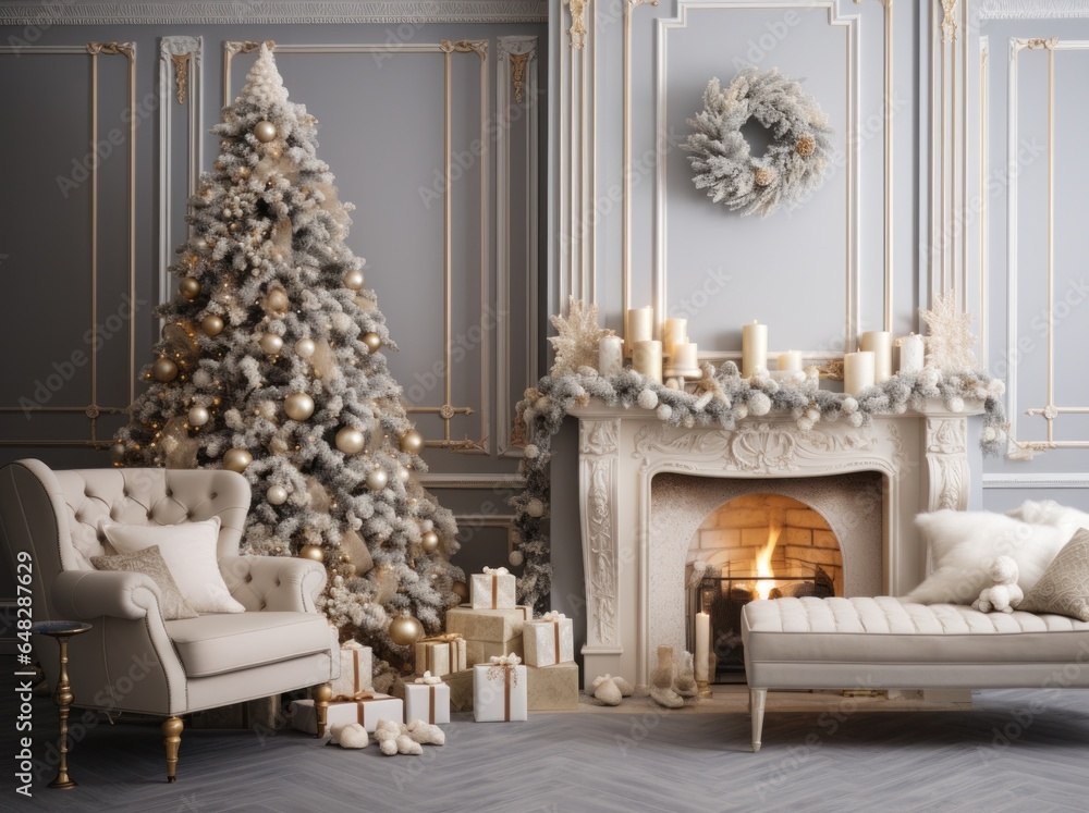 Christmas interior decoration