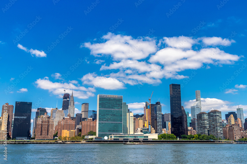 Manhattan cityscape in New York