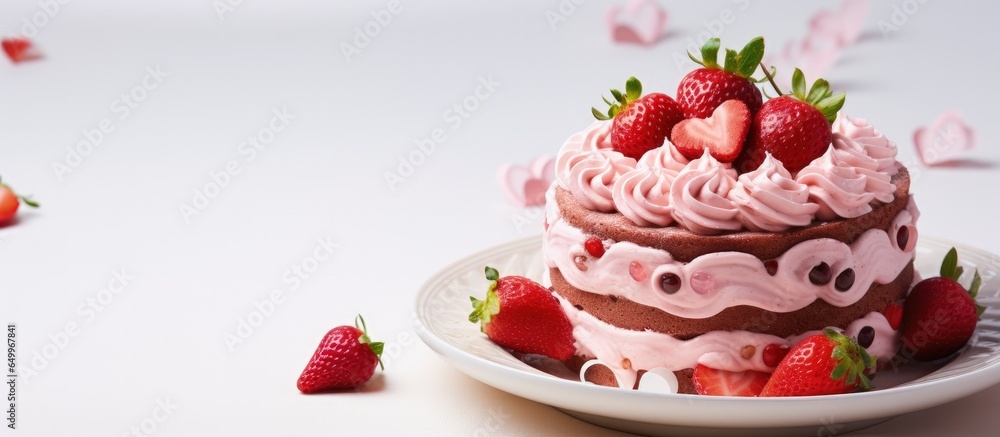 Heart shaped dessert for celebrations like Valentine s Mother s Day and birthdays