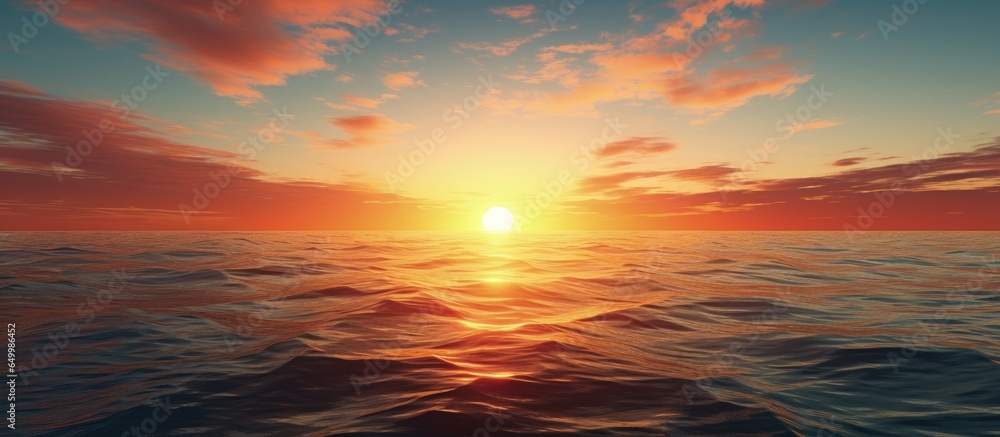 Ocean sunset