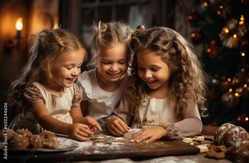 Christmas dinner preparing