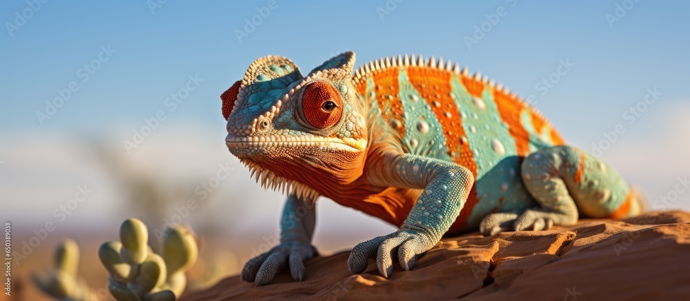 Namaqua chameleon in the Namib Desert