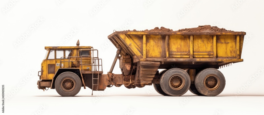 Coppermine hauling truck