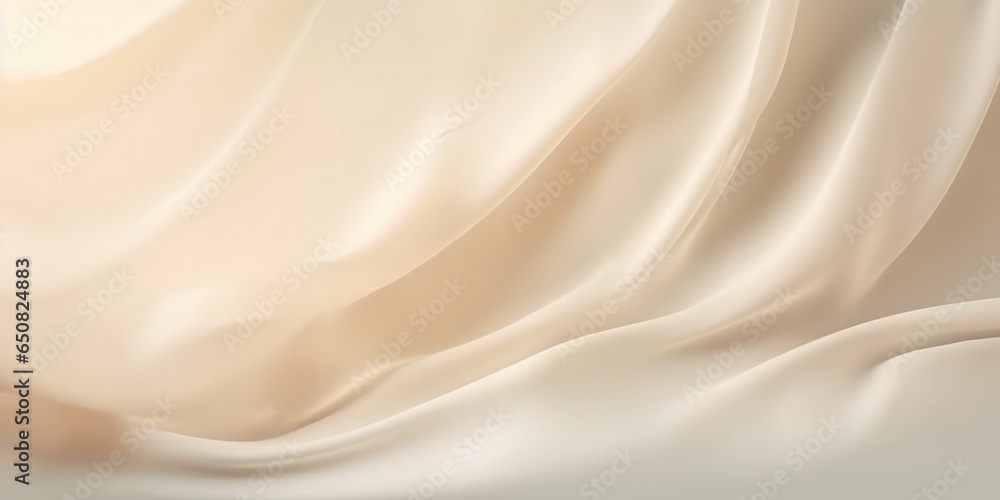 Smooth elegant champagne color silk abstract background. 