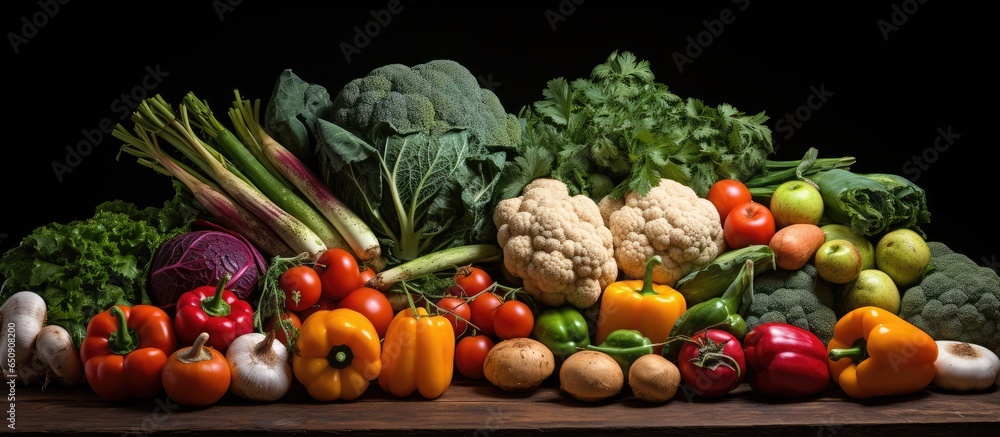 Veggies at natural market