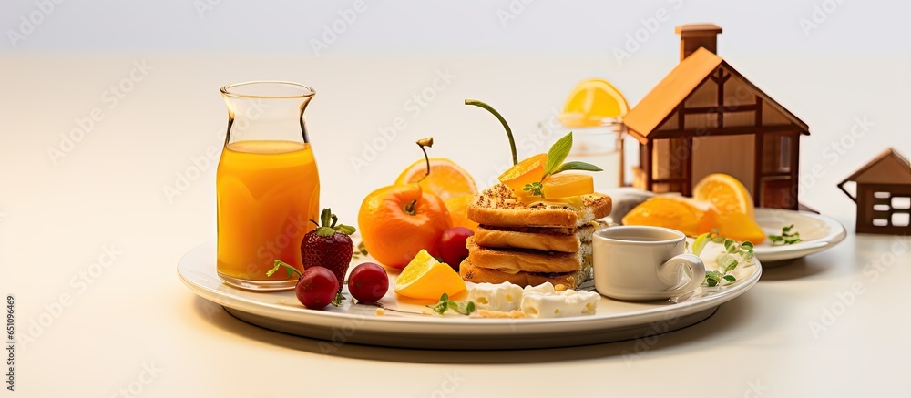 Breakfast served in hotel rooms