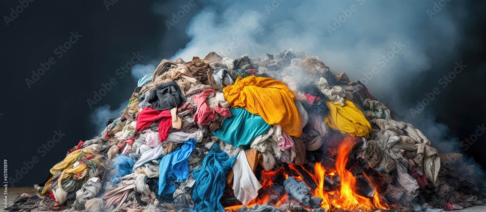 Textile waste significantly pollutes Southeast Asian countries such as Bangladesh