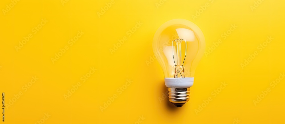 Computer peripheral and light source on a yellow surface