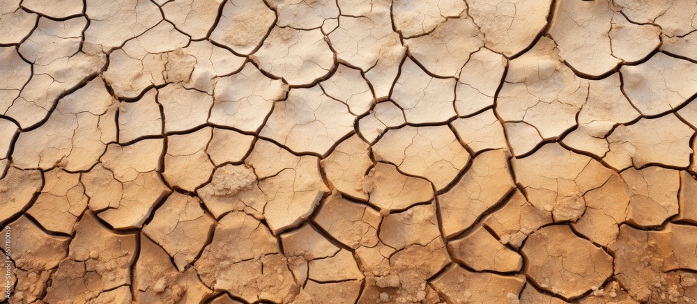 Cracked earth parched land arid soil desert Climate Change