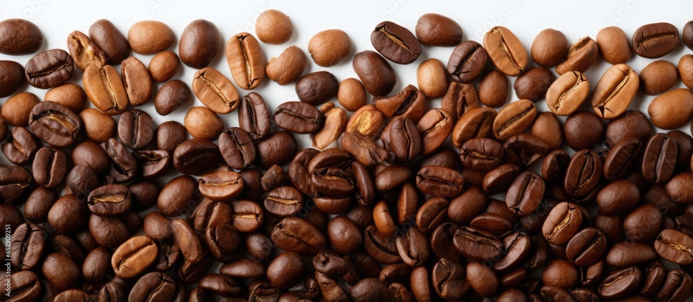 Collection of vertical photo backgrounds with copy space featuring canvas and coffee beans