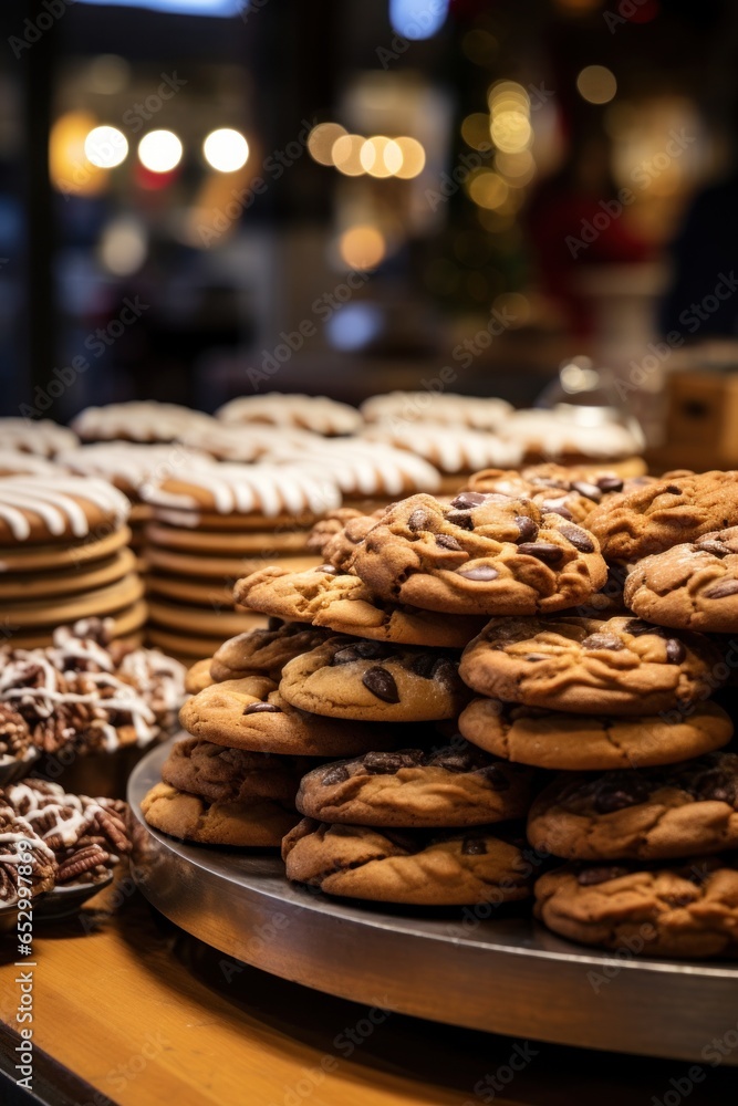 Delicious holiday treats and baked goods.