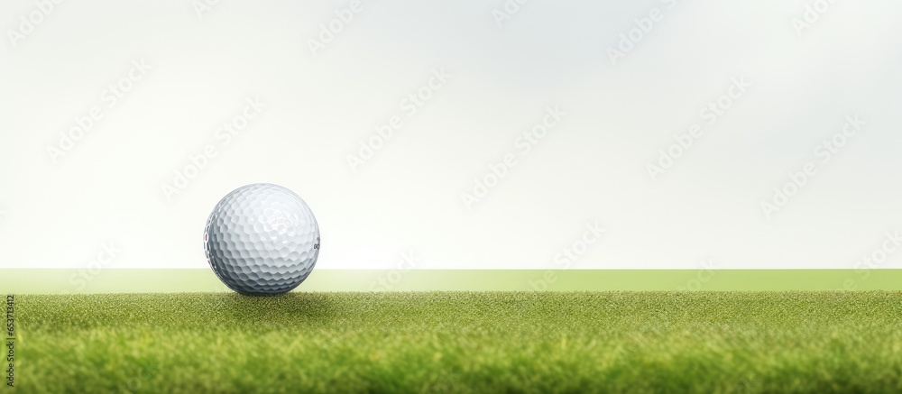 2023 illustration of putting a golf ball