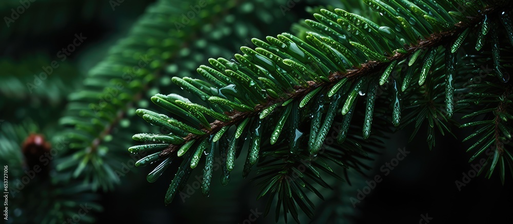 Detailed image of a holiday tree