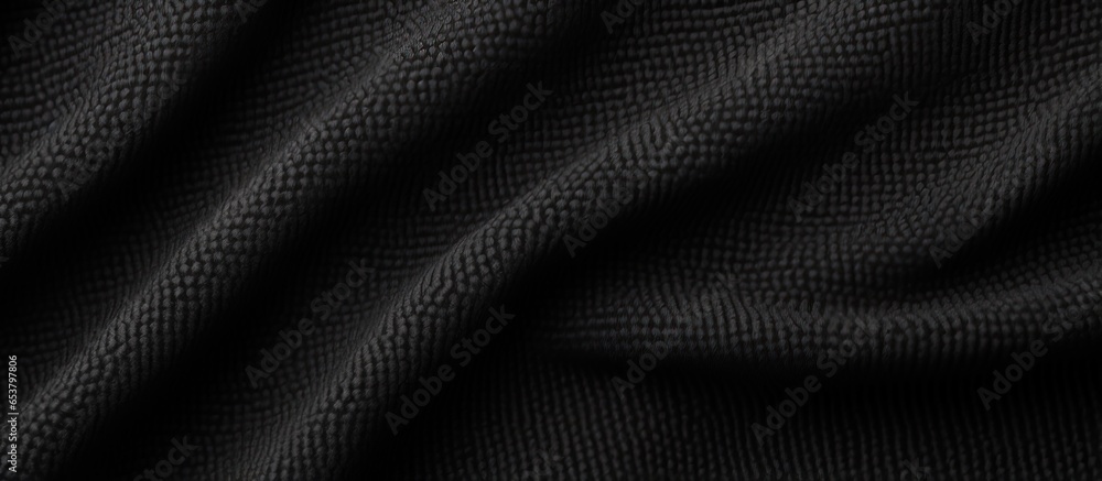 Luxurious fabric surface shown in a black background