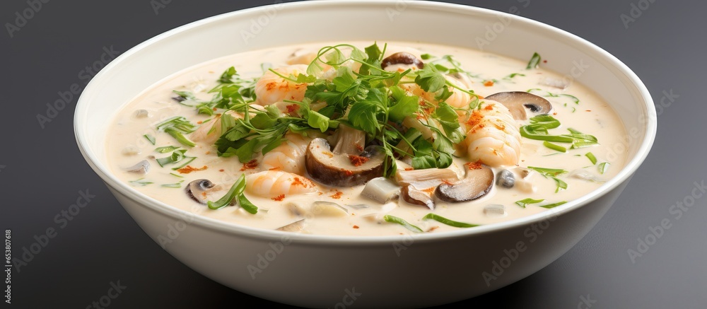 Chowder made with fish and shellfish