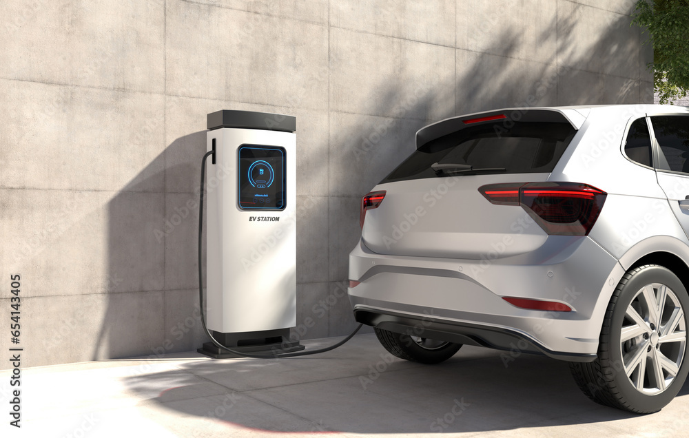 EV Charging Station, Clean energy filling technology, Electric car charging