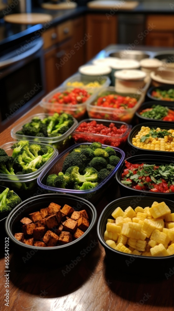 Meatless meal prep. convenient, healthy, and budget-friendly