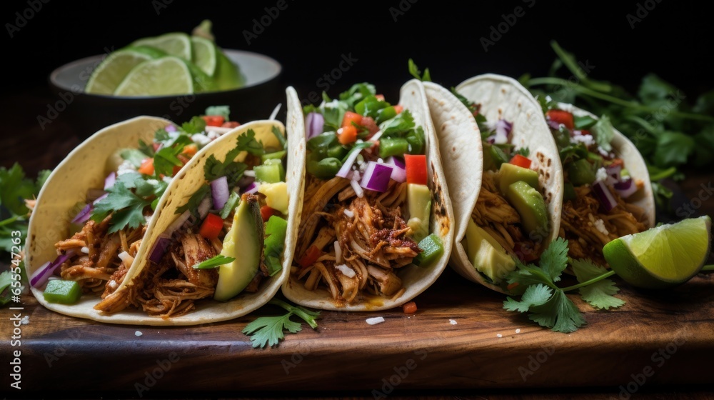 Jackfruit tacos. tangy spicy and meat-like