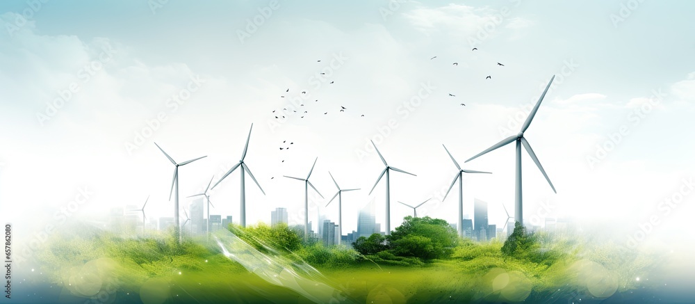 Wind energy provides clean and sustainable power for industry and technology promoting a greener environment