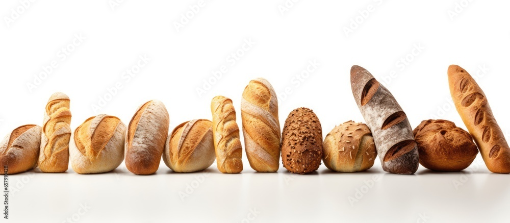 Production line for industrial and French baguette bread