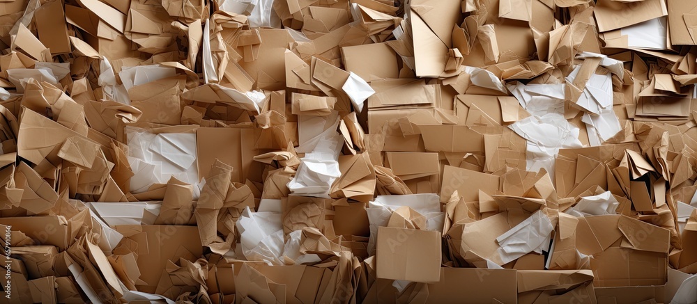 Continuous recycling of paper and cardboard