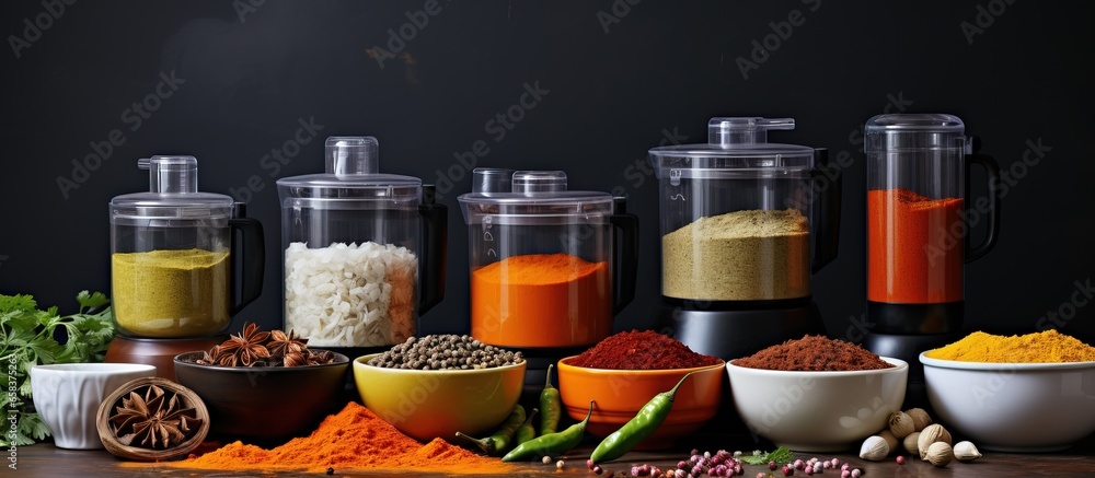 Modern cooking spices idea for kitchen appliances