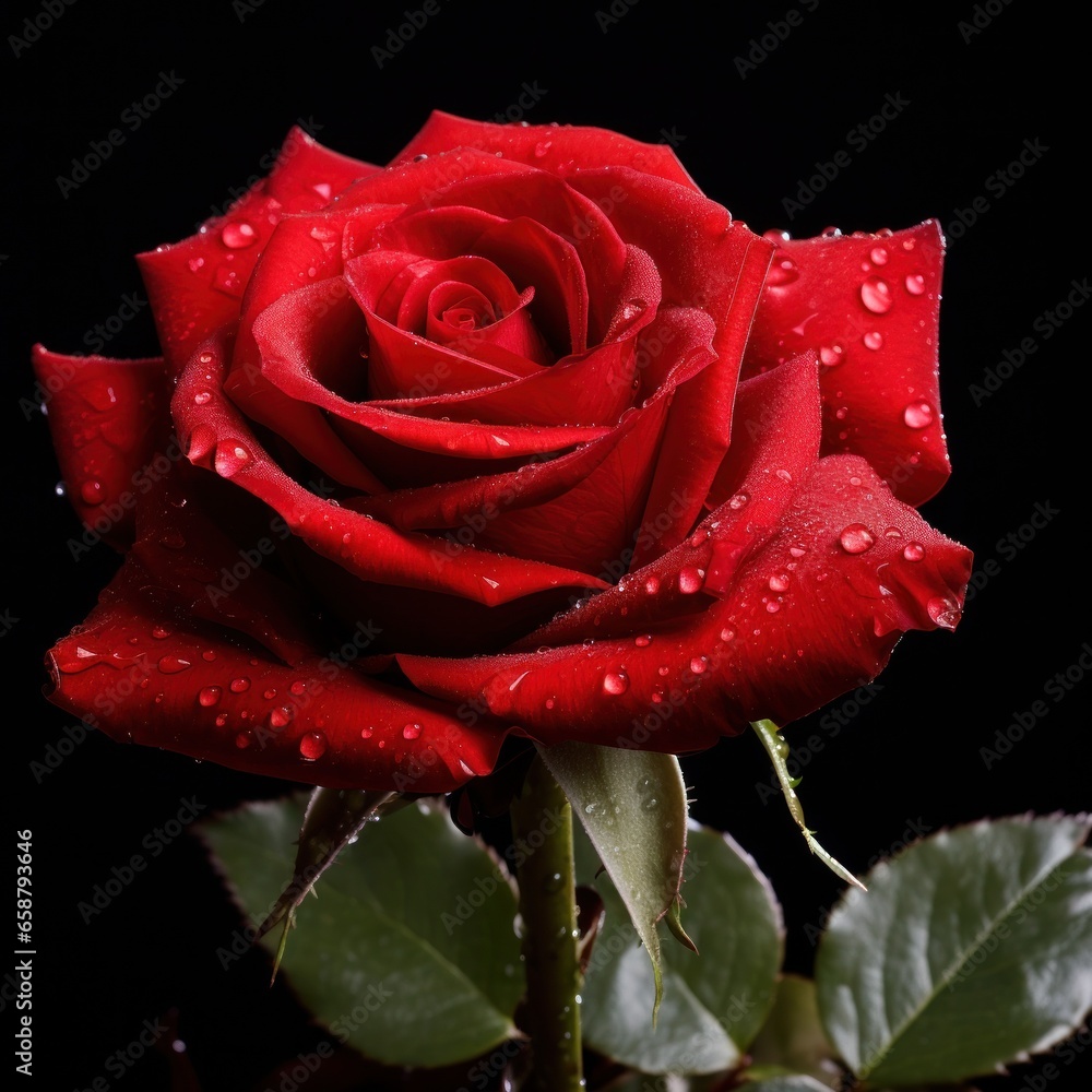 Red roses Classic symbol of love and affection