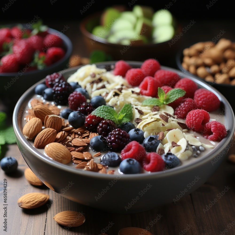 Smoothie bowl: refreshing, customizable, and packed with vitamins and antioxidants