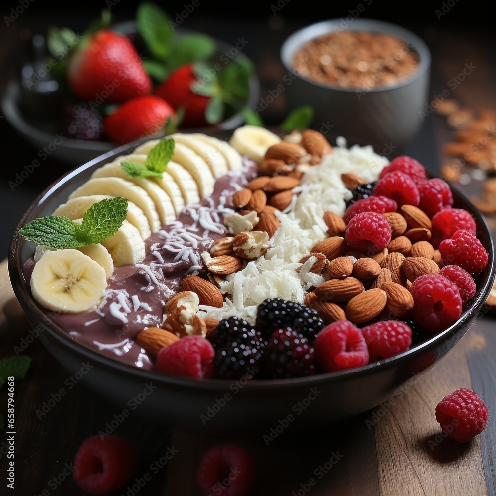 Smoothie bowl: refreshing, customizable, and packed with vitamins and antioxidants