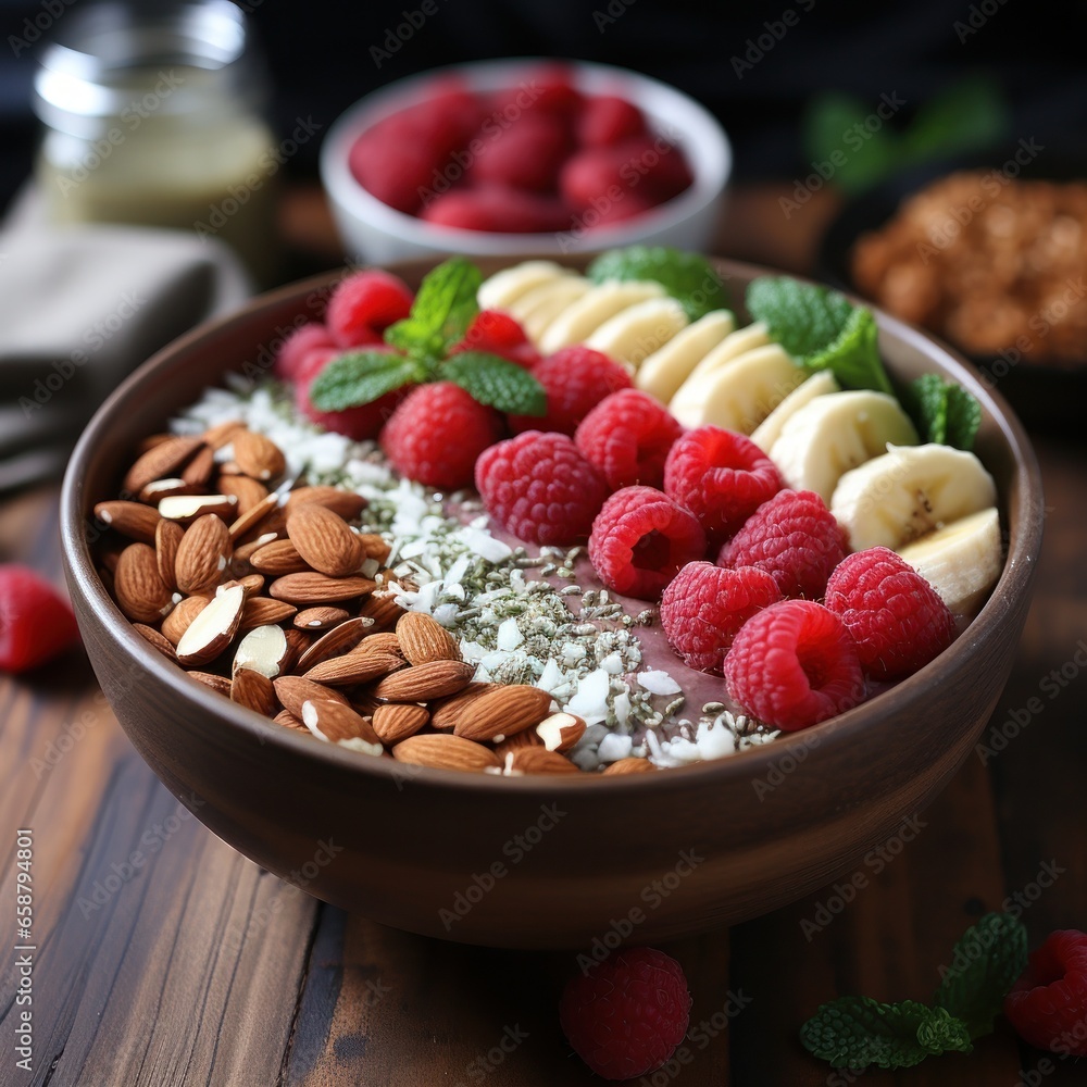 Smoothie bowl: refreshing, customizable, and packed with vitamins and antioxidants