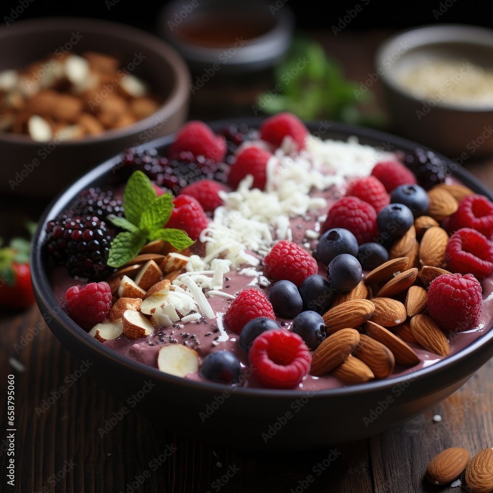 Smoothie bowl: refreshing, customizable, and packed with vitamins and antioxidants