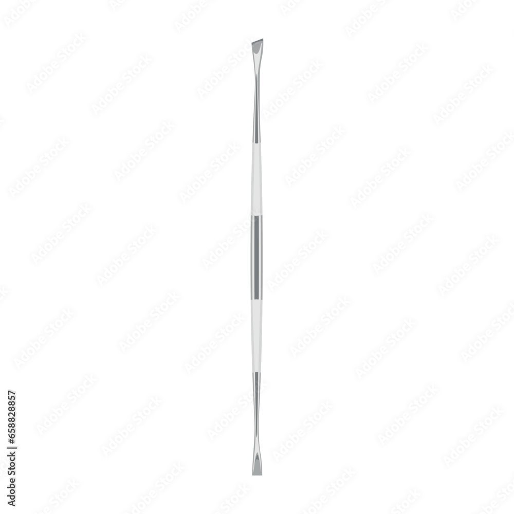 Dental scalpel on white background