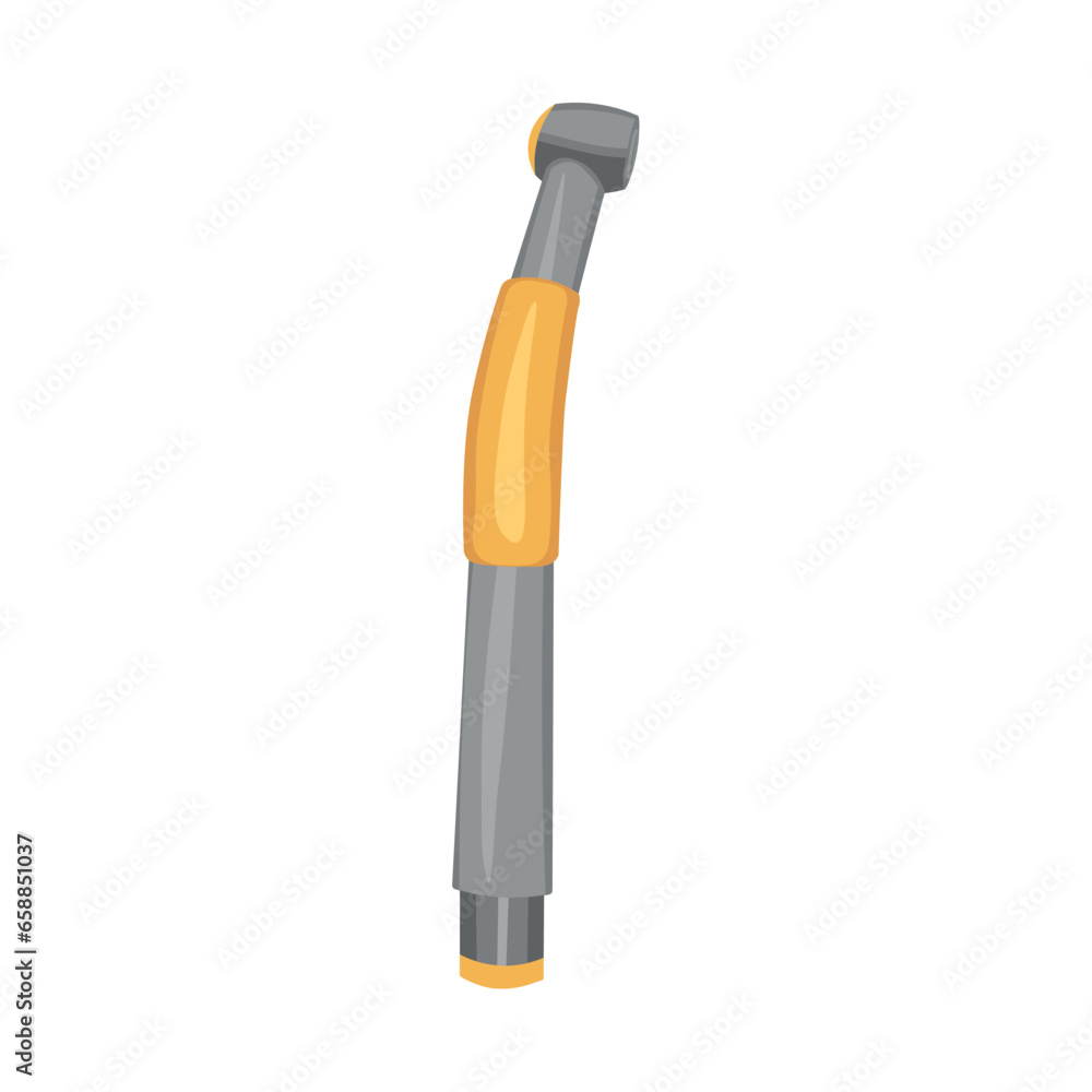 Dental handpiece on white background