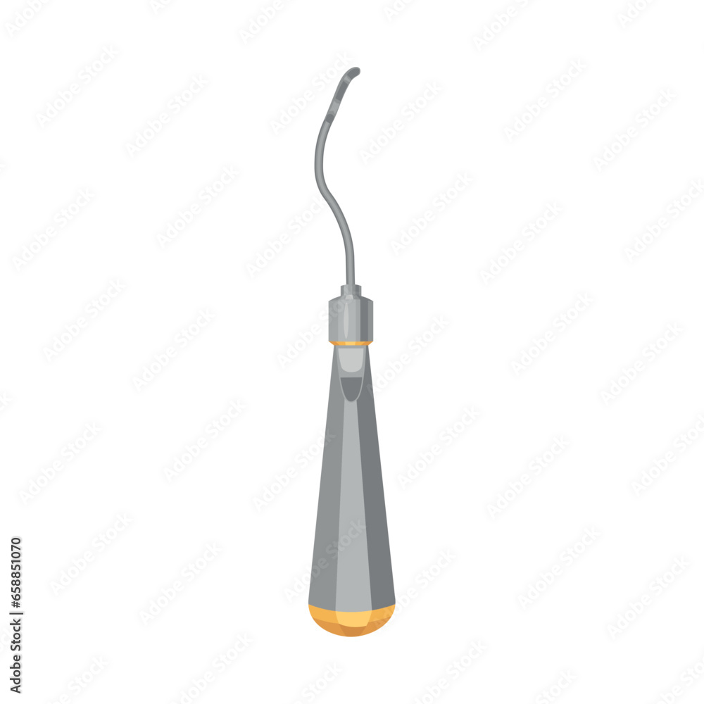 Dental tool on white background