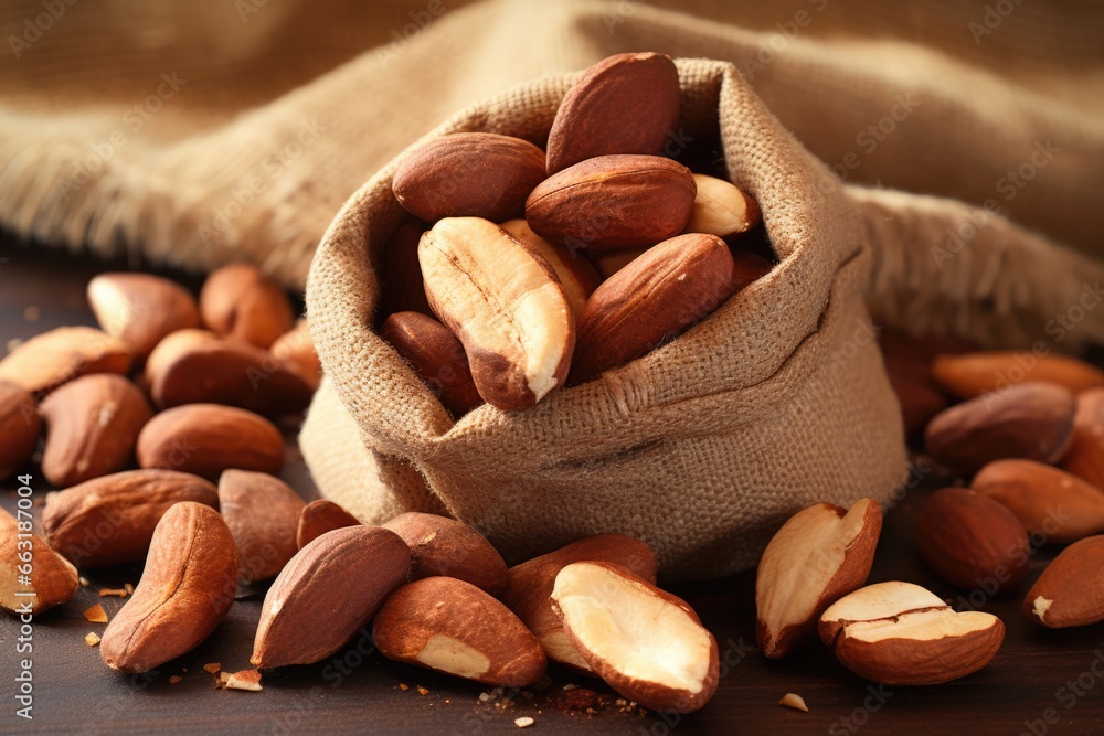 a pile of brazil nuts, rich in selenium for thyroid health