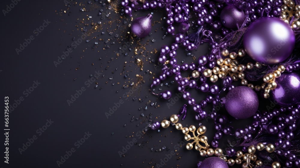 mardi gras holiday background large copyspace area with copy space for text