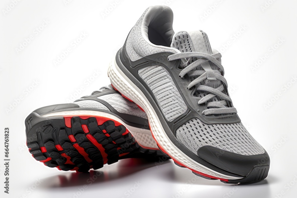 Running shoe isolated on white background.