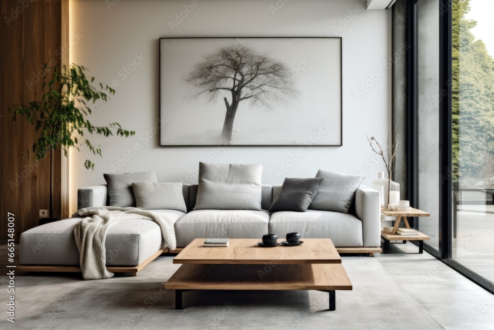 Minimalistic and Elegant Modern Living Room Design 