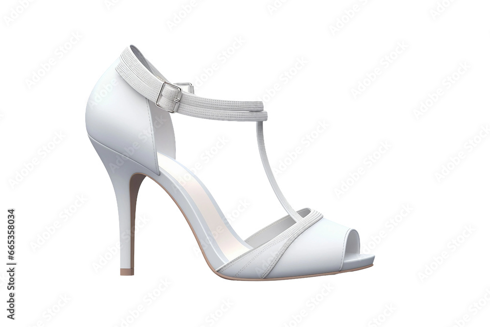 3D Icon of Brides High Heels on transparent background.