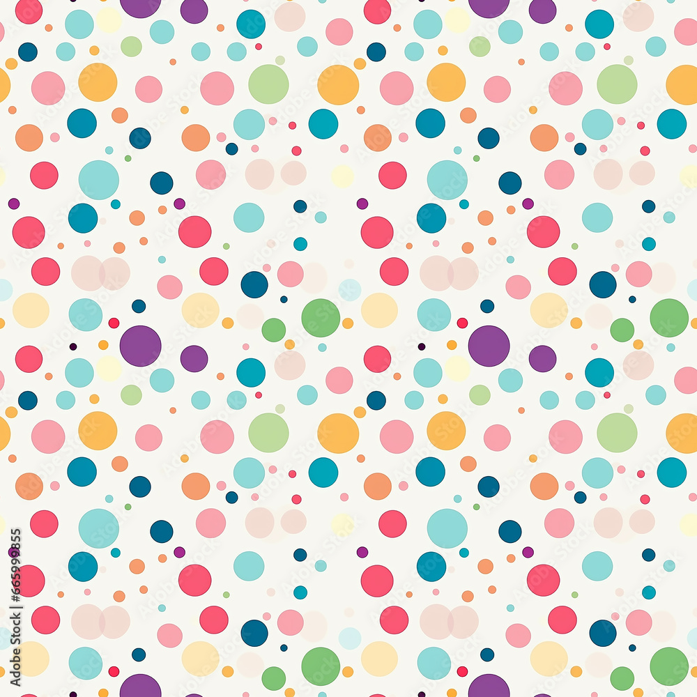 polka dots pattern. Seamless pattern.