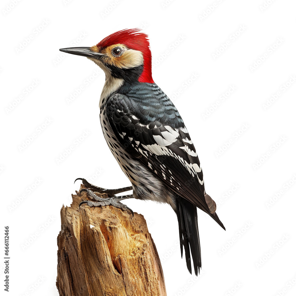 woodpecker isolated on a transparent background PNG, Generative Ai