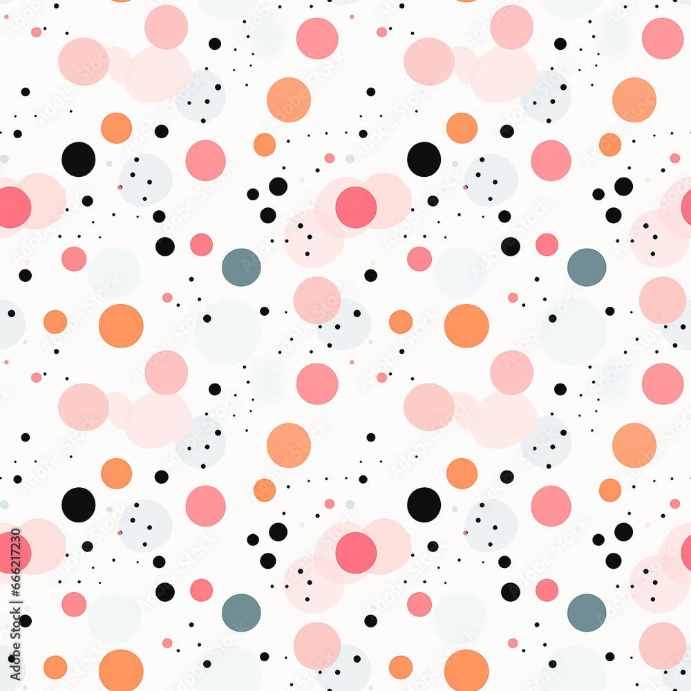 polka dots pattern. Seamless pattern.