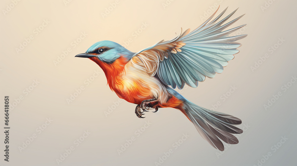 Illustration of a bird