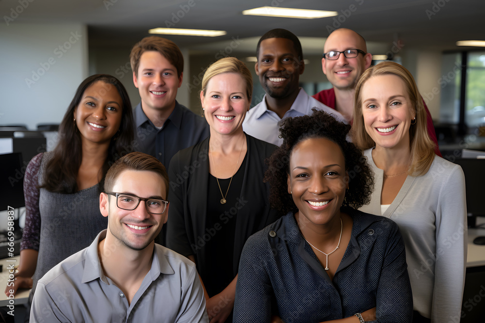 business team in a meeting, diverse people team work