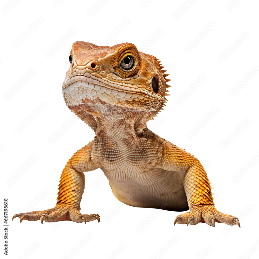 lizard isolated on a transparent background PNG, Generative Ai