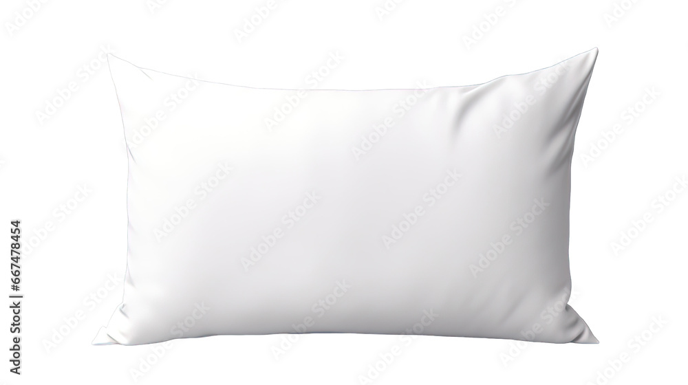 White Pillow Isolated